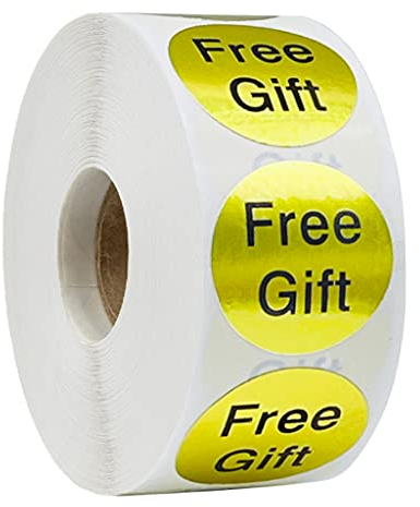 Bright Thank You Gift Sealing Sticker Roll Thank Customers Packaging Label Stickers for Small Business Sealing Stickers for Jars Bottles Wedding Small Business Packages Envelopes Bakery