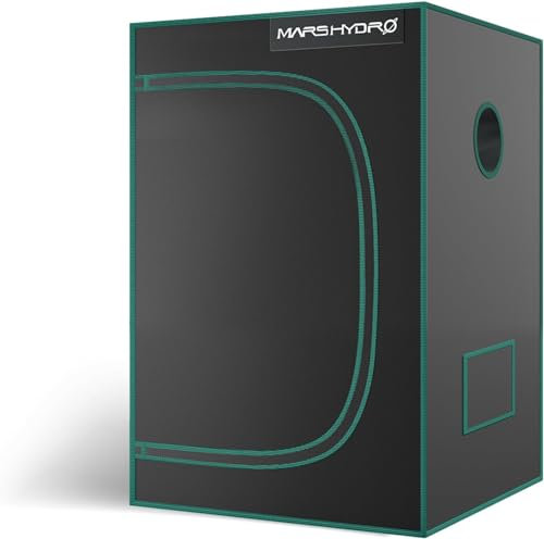 MARS HYDRO Tienda de campaña para cultivo (60 x 60 x 90 cm, para cultivo en interiores, reflectante, hidropónica, bandeja inferior extraíble, para plantas y espacios de crecimiento