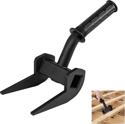 VANROUG Herramienta de desmontaje de palés con agarre suave, fácil y eficiente para quitar tablas de palés de madera