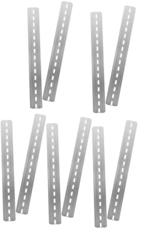 iplusmile 10St Führung werkzeug für elektriker Metall Leiterplatten- Klemmleisten- geschlitzte DIN- Metall elektrische DIN- Lärm Aluminiumlegierung