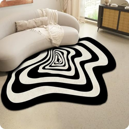 Mode Unregelmäßig Wohnzimmer Teppich Home Dekoration Teppich Nachttisch Fußmatte Große Schlafzimmer Teppich 160x200cm