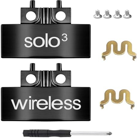 Solo 3 Hinge Replacement Parts Accessories Headband Connector Metal Folding Repair Kit Compatible with Beats Solo 3.0(A1796)/Solo 2.0 Wired/Wireless (B0518/B0534) Headphones. (Gloss Black)