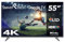 Smart Tech TV QLED 4K UHD 55' (139 cm) 55QG03H Google TV- 4xHDMI - 2xUSB - Dolby Vision - Dolby Atmos