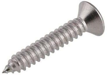 Muarted 200Pcs M1.4 * 6 Flat Head Cross Countersunk Self Tapping Screw Stainless Steel Nails,bolts