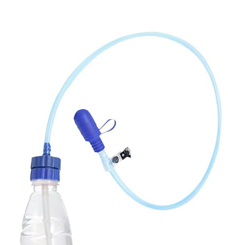 Water Bottle Drink Tube Hose - Food-Grade Hydration System, Cycling and Outdoor Sports, TPU Straw and Silicone Nozzle | Replaceable Hydration Tube, for Bottles with 28mm/30mm Diameter, 1M Long