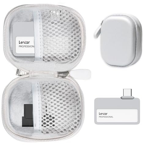 CaseSack Case for Lexar Professional Go, Go w/Hub, 1TB/ 2TB Portable SSD and Hub only