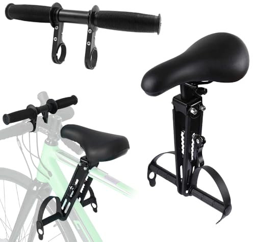 WDKXCN Fahrradsitz Kinder Vorne, Kindersitz Fahrrad Vorne mit Lenker, Tragbarer Abnehmbaren Fahrrad Kindersitz Vorne, Mountainbike Kindersitz Vorne für alle MTB von 2–5 Jahren (Bis zu 30 kg)