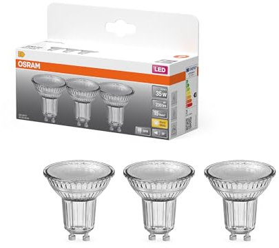 OSRAM LED-Spot Reflektor Star PAR16 35,2700 K warmweiß, 2,4 W, GU10, 36°, 230 lm, 15.000h, für Spotbeleuchtung, Akzentlicht, Vitrinen, Schaufenster