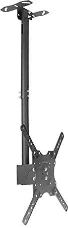 Full Motion TV Wall Mount BracketCeiling & Wall Mount for 3255 Inch Flat Screen TVs Heavy Duty Supports Up to 45kg Easy Installation Adjustable Viewing Angle