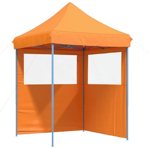 Pop-Up Faltzelt Orange 200 x 200 x 306 cm