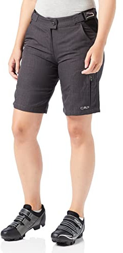 CMP Damen Hose Freebike Bermuda, Nero, 42, 3C96476