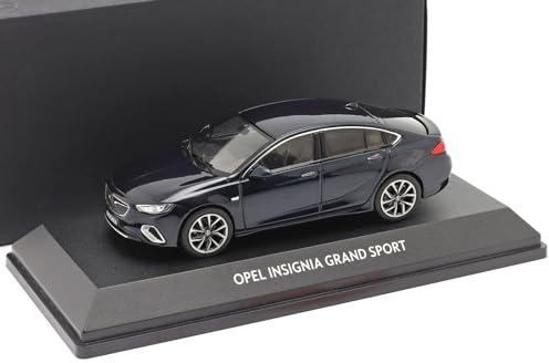 Opel Insignia B Grand Sport, metallic-dunkelblau, 2017, Modellauto, Fertigmodell, I-iScale 1:43