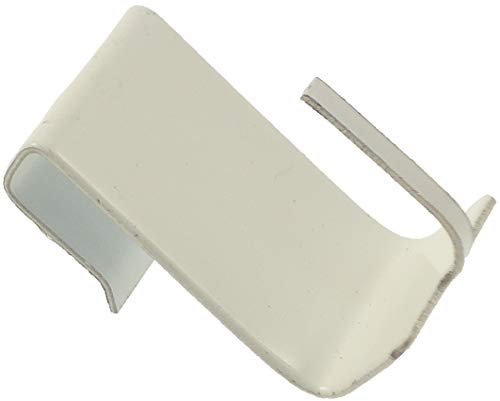 100 Supporti a molla per serramenti in alluminio (Bianco)