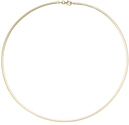 Jobo Damen-Halsreif aus 8 Karat 333 Gold 2 mm 42 cm