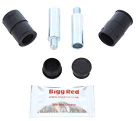Bigg Red - Front Brake Caliper Slider Pin Kit - Compatible with A6, A7, A8, X5 E70, X6 E71 72, 6 Series F12 F13, 6 Gran F06