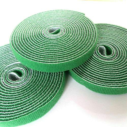 G4GADGET Plant Tie Tape 3 Pack – 10mm Thick Hook & Loop Garden Plant Ties | Reusable Plant Tape for Garden, Trees, Climbing Plants, Vines & Shrubs – 7.5M Total Length