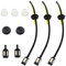 HURI Benzinfilter mit Benzinschlauch Primer Pumpe passend für Florabest FBK 4 B2 4in1 Motorsense