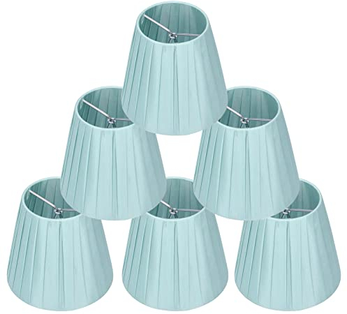 Lampenschirme 6er Set Kerzenbirnen Für Kronleuchter Pendellampe Wandleuchte Hängelampe Lampenschirm, Nachttisch Lampenschirm Kronleuchter Lampenschirme Lampenschirm Kerzenlicht Wandleuchte