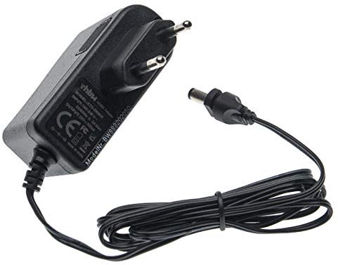 vhbw Staubsauger-Ladekabel Ladegerät Ersatz für Bosch 12019020, K12S220050G für Handstaubsauger, Akkusauger, 22 V / 0,5 A