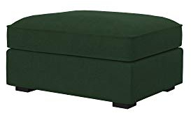 Soferia Hockerbezug Kompatibel Mit KIVIK Hocker Hocker-Husse Hockerüberwurf Cover Einfache Reinigung Allergiefrei Wasserabweisend Majestic Velvet Flasche grün