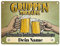 speecheese Metallschild 'Gruppentherapie mit Bier' - Personalisierbar mit Namen - Dekoschild für Kneipen oder Partykeller - Aluminium, 15cm x 20cm