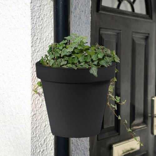 Vision4ever Drain Pipe Flower Pot Holder Plant Hanger Flower Basket Balcony Garden Planter (3Pcs)