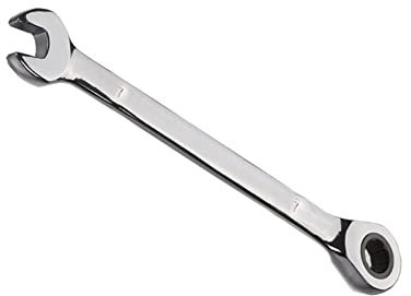 Vokenforu 7mm Ratchet Spanner, Ratcheting Combination Wrench, Hardened Chrome Vanadium Steel Open End Spanner Metric