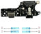 iYAiYO Conector Dock para Xiaomi Redmi Note 9 M2003J15SC, M2003J15SG, M2003J15SS Toma de Carga Dock Charging de Repuesto con Herramienta de Instalación