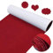 220 x 40 cm - Dos autocollant en feutre - Feuilles de feutre EUBSWA adhésives - Tissu pour bricolage - Cadre photo - Pieds de chaise - 1 mm d'épaisseur (rouge)