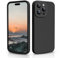CALOOP Slim-Fit for iPhone 15 Pro Case,Skin Soft Liquid Silicone,Sturdy Hard Frame Shockproof Cover with Anti-Scratch Microfiber Lining,Full Protection for Screen and Camera Lens, 6.1 inch(Black)