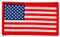 Aufnäher, bestickt, USA-Flagge, offizielle Farben, gesticktes Wappen, bestickt, Motorrad-Patch, Militär-Patch, USA-Patch