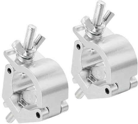 QUARKZMAN Traversen Klammern, Leichttraversenklemmen Rohrschellen Halbschelle für 30-36mm Außendurchmesser Rohr, maximale Belastung 150lb, 2 Stück