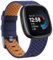 Wanme Cinturino di ricambio per Fitbit Versa 4 / Sense 2 – Cinturino di ricambio per uomo e donna, impermeabile, colore blu scuro