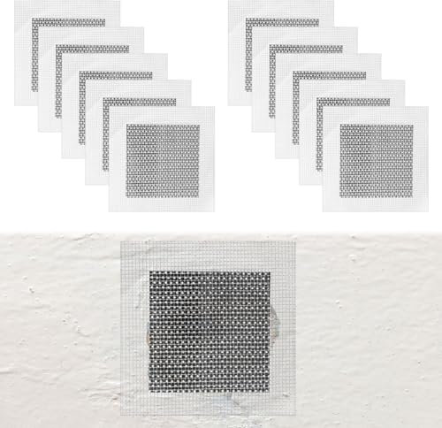 Wall Repair Patch Kit: 10x10cm Mesh Plaster Repair Filler for Walls & Ceilings