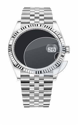 BROTECT Entspiegelungs Schutzglas für Rolex Oyster Perpetual Datejust 36 Schutzfolie Panzer Folie Glas Matt [Extrem Kratzfest 9H, Anti-Reflex]