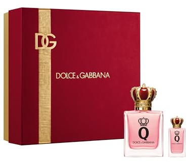 Dolce & Gabbana Q Eau de Parfum 50 ml Geschenkset 2024 (enthält 50 ml EDP und 5 ml Miniatur)