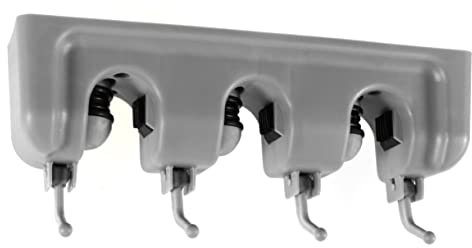 MOLUCKFU Besenhalterung Für Mit Kugel-Schlitzen Und Haken Multifunktionales Stauraum- Für Besen Mops Gartenwerkzeuge Und Mehr