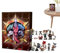 Dnd Adventskalender 2024, Dungeons and Dragons Adventskalender Mit 24 Minifiguren, Weihnachts-Countdown-Adventskalender Für Kinder Und Erwachsene, Figurenset, Sammlerspielzeug