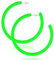 Neon Ohrringe Damen, Neon Ohrringe, Ohrringe 80er 90er Style, Ohrringe Creolen Neon, Neon Ohrringe Acryl, Geeignet für Karneval, Halloween, Mottoparty, Maskerade/Grün