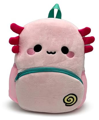 Puckator Maddie l'Axolotl Rucksack, Unisex, für Kinder und Jungen, Rosa, Medium, Farbe: Rosa., Medium