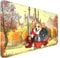 MTG Playmat, 24 x 14 Funny Puppy MTG Mats Stitched Edges Trading Card with Storage Bag Smooth Rubber Surface Battle Game Mat