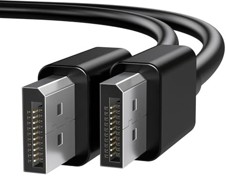 CMSTEDCD 8K DisplayPort to DisplayPort 1.4 Cable With 4K@120Hz/8K@60Hz Video Resolution 3D and HDR Support, DP cable Compatible for Gaming Monitor and computers