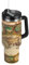 Niigeu Vecchia Mappa Vintage Terra Bottiglia Acqua Acciaio Inox, Isolato Borraccia Termica Senza BPA per Bevande Calde e Fredde per Bambini Sport Ciclismo Scuola
