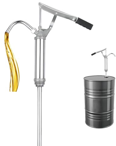 Yolispa Pompa a barile con Leva, Pompa a manovella, Pompa a manovella, Pompa a Leva ad Alte Prestazioni, in Acciaio al Carbonio ad Alta Resistenza, Pompa Manuale per Olio Pompa