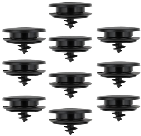 AS Axis Spindleon Lot de 10 Clips de Fixation pour Tapis de Sol de Voiture de 3,7 Cm (1,45 Pouce) Poignées en Nylon Support de Fixation