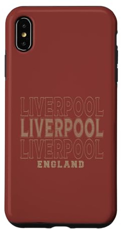 Vintage Liverpool England Case for iPhone XS Max