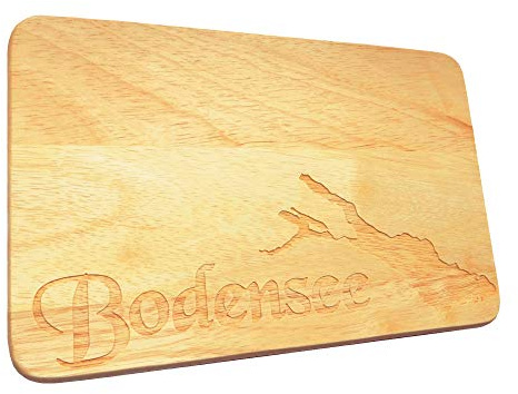 Brotbrett Bodensee Frühstücksbrett mit Gravur Holz