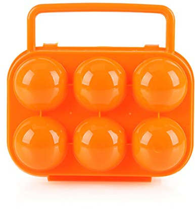 6 Gitter Eierbehälter, Eierbehälter für Kühlschrank, Eierbox, Eier Aufbewahrung, Eier Aufbewahrung für Multi in Kühlschrank Outdoor Picknick Camping