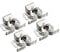 4 x Roller Catch Cupboard Cabinet Door Latch Twin Double Catches Caravan Boat