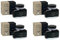 4 x Parker Bottled Ink Quink Bottle 57ml for Fountain Pens - Black - 228ml in total